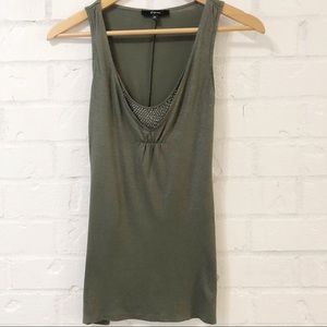 Express Shimmer Tank Top